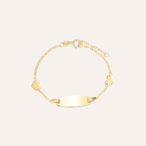 Bracciale Con Targhetta Religious Gold Oro Giallo - Bracciali Love Bambino | Stroili
