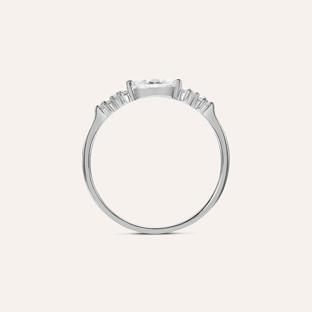 Anello Riviere Claire Oro Bianco Cubic Zirconia - Anelli Riviere Donna | Stroili