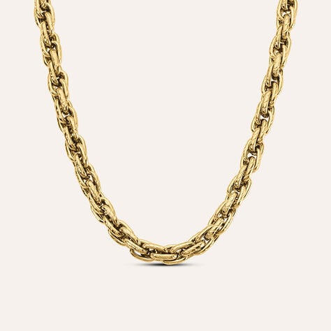 Catena Lady Code Acciaio Dorato - Collane Catena Donna | Stroili