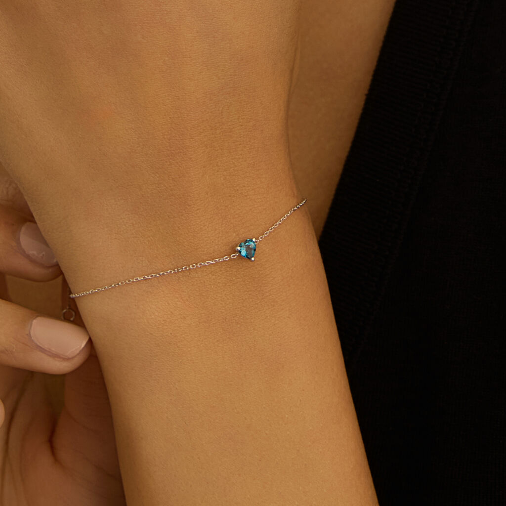 Bracciale Punto Luce Amélie Oro Bianco Topazio - Bracciali Love Donna | Stroili