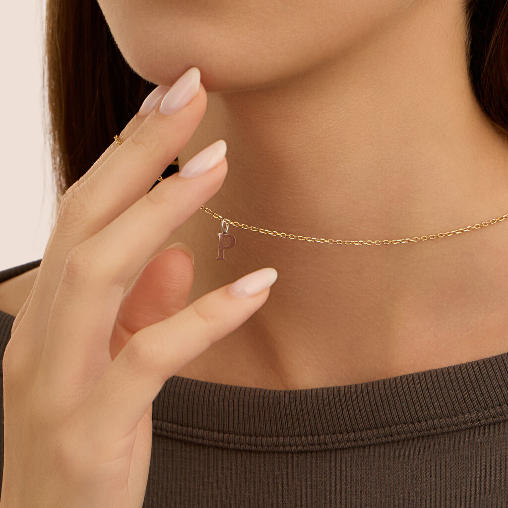 Pendente Poème Oro Bianco