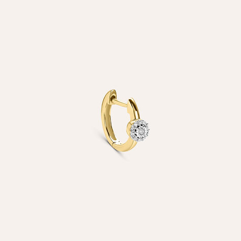 Mono Orecchino A Cerchio Sophia Oro Giallo Diamante - Mono Orecchino Donna | Stroili