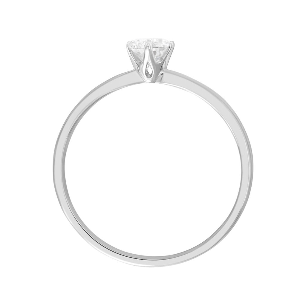 Anello Solitario Diamade Oro Bianco Diamante Lab-Grown - Anelli con Pietre Donna | Stroili