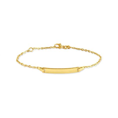 Bracciale bambino in oro giallo - Bracciali con Incisione  | Stroili