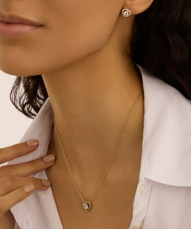 Collana Golden Dream Placcato Oro Giallo Cubic Zirconia