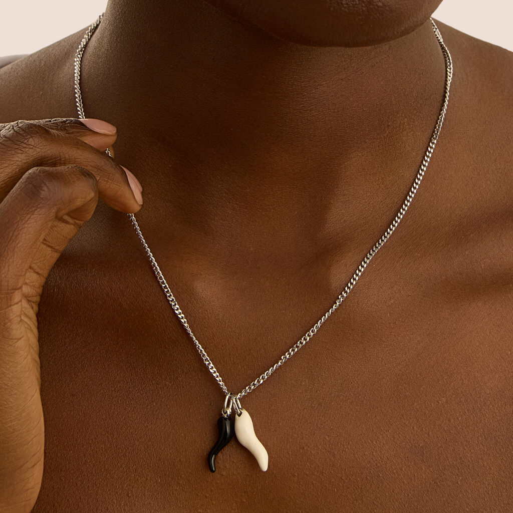 Pendente Silver Collection Argento Rodiato