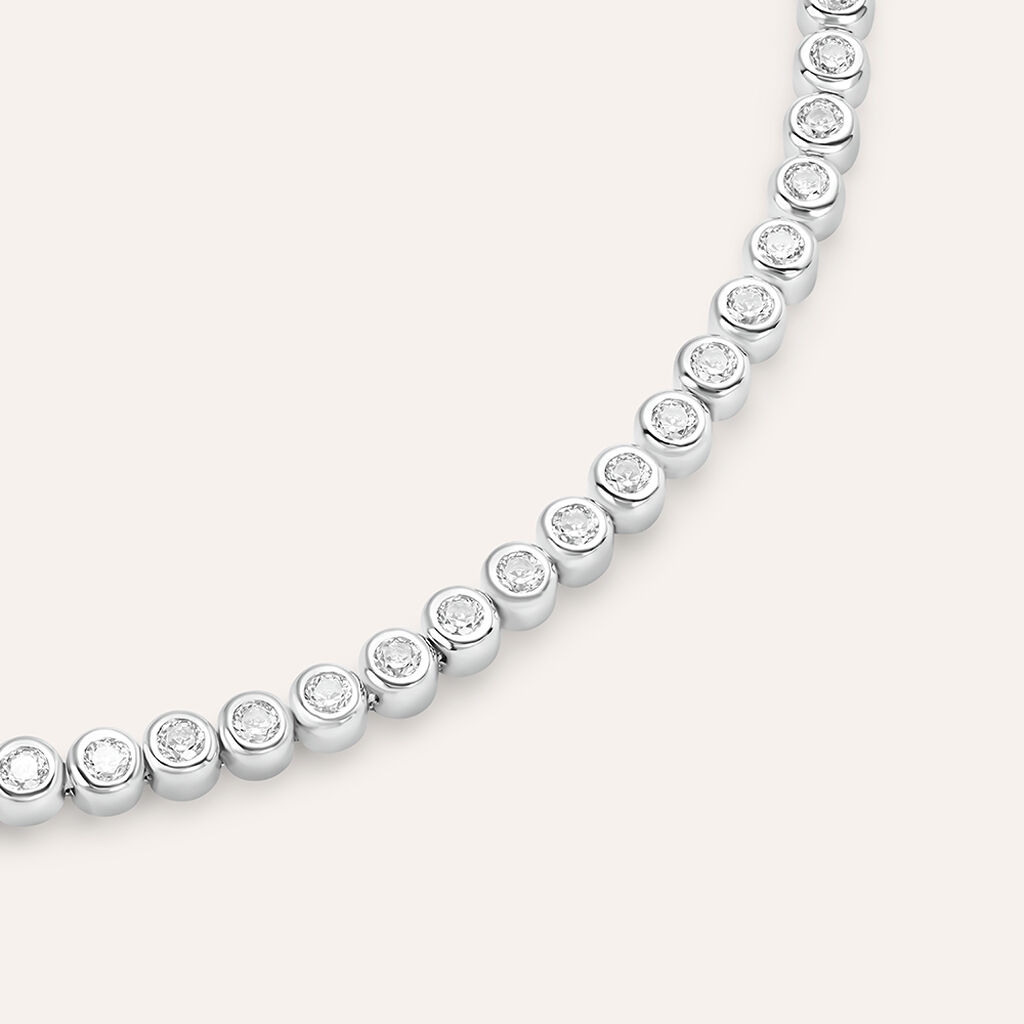 Bracciale Tennis Silver Elegance Argento Rodiato Cubic Zirconia - Bracciali Tennis Donna | Stroili