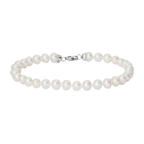 Bracciale Gabrielle Oro Bianco Perla D'Acqua Dolce - Bracciali Donna | Stroili