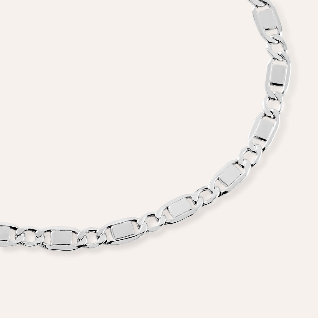 Bracciale Catena L'homme Or Oro Bianco