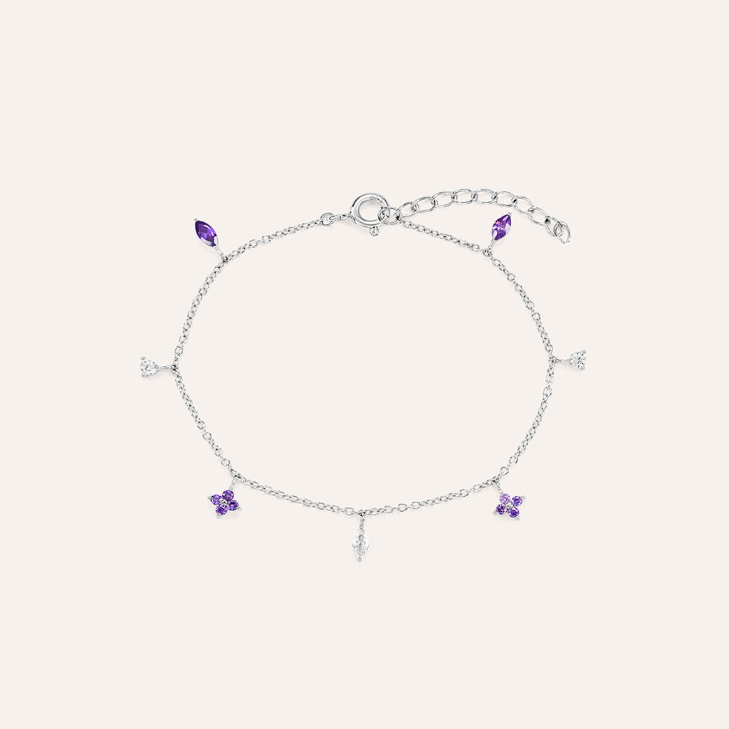 Bracciale Silver Elegance Argento Bianco Cubic Zirconia