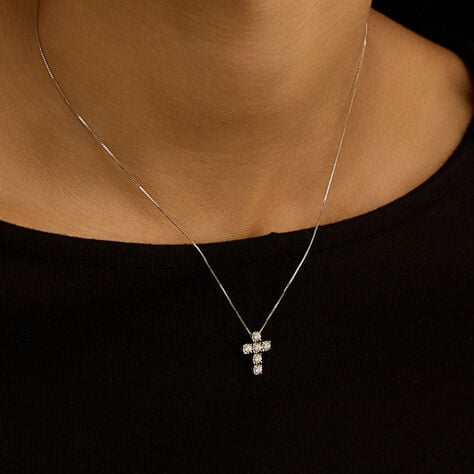 Collana Diamotion Oro Bianco Diamante - Collane Donna | Stroili