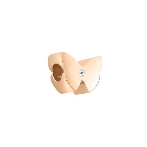 Bead Essential Code Acciaio Rosa Cristallo - Beads Donna | Stroili