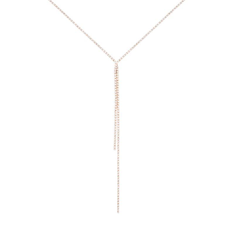 Collana Tennis Romantic Shine Metallo Rosa Cristallo - Collane Tennis Donna | Stroili