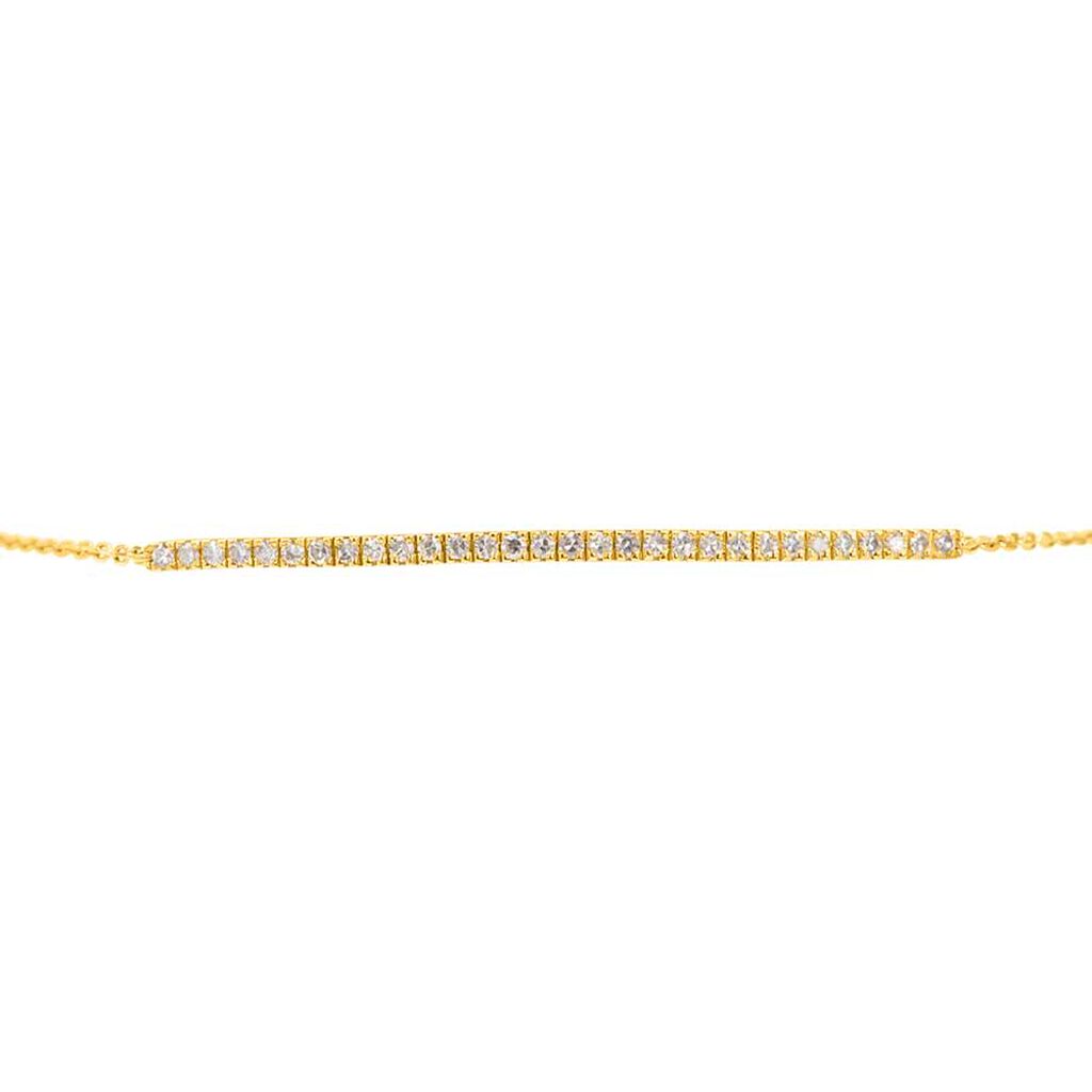 Bracciale Claire Oro Giallo Cubic Zirconia - Bracciali Amicizia Donna | Stroili