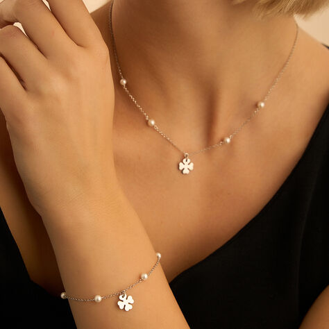 Bracciale Silver Pearls Argento Rodiato Perla sintentica - Bracciali Donna | Stroili