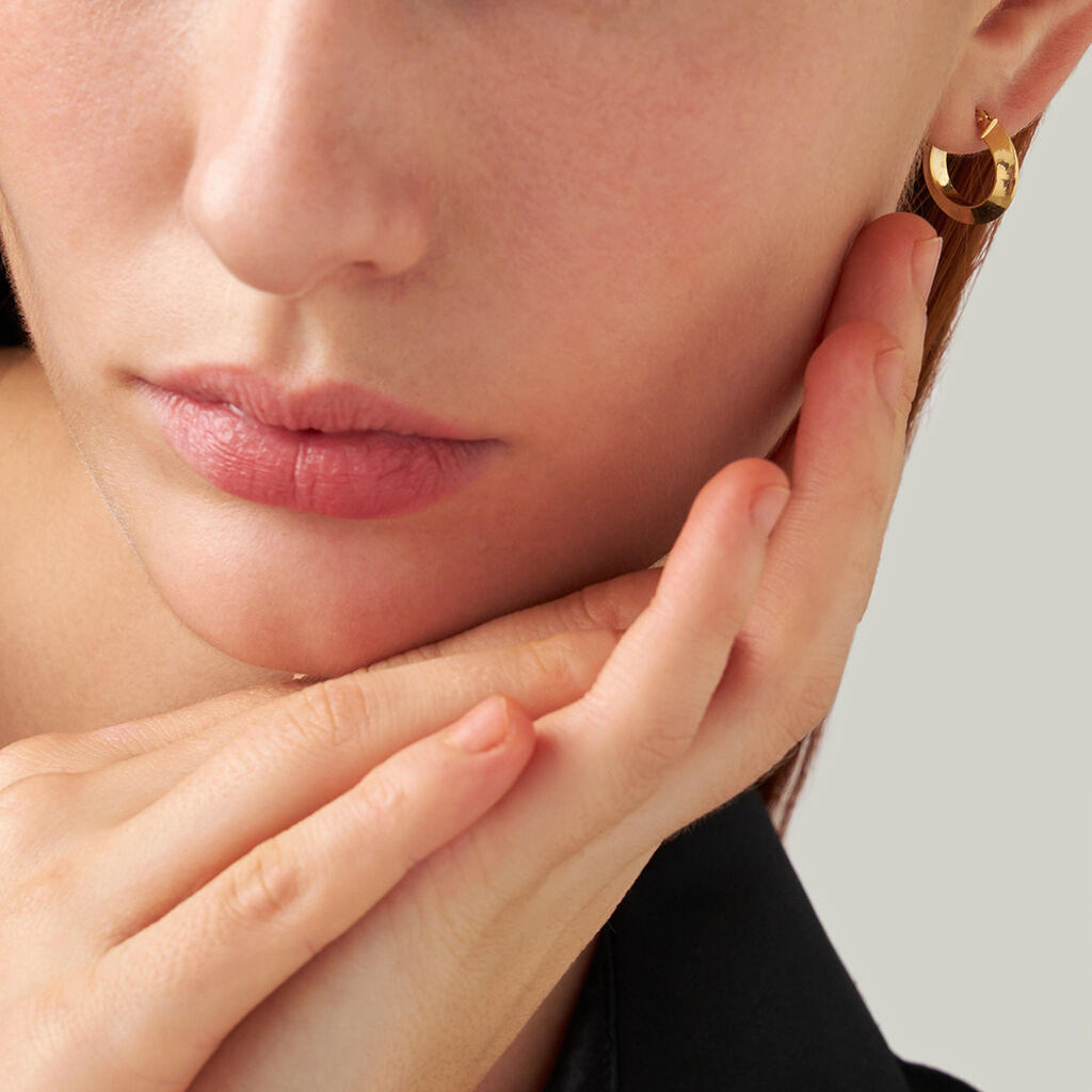 Orecchini A Cerchio Toujours Oro Giallo - Orecchini a Cerchio Donna | Stroili
