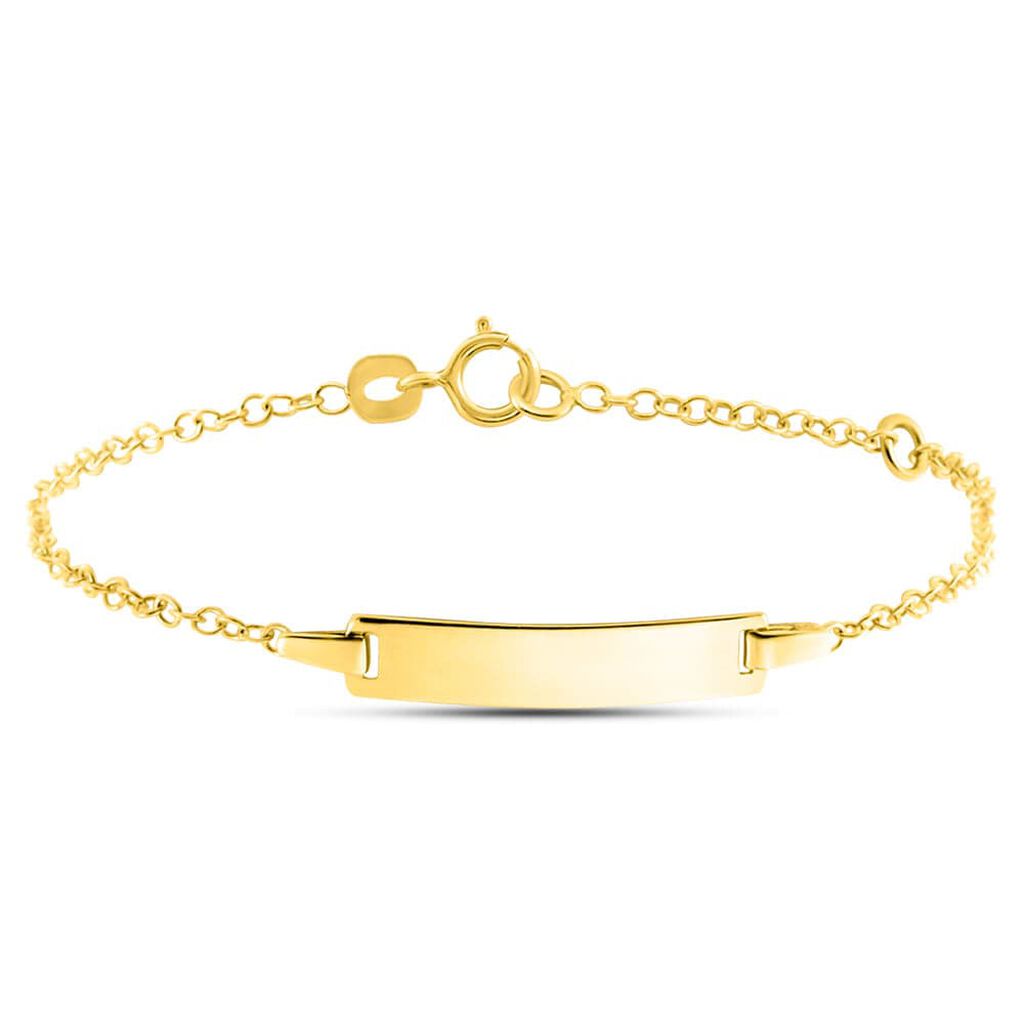Bracciale Con Targhetta Holy Oro Giallo - Bracciali con Incisione Bambino | Stroili