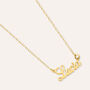 Collana Lucia Gold Names Oro Giallo