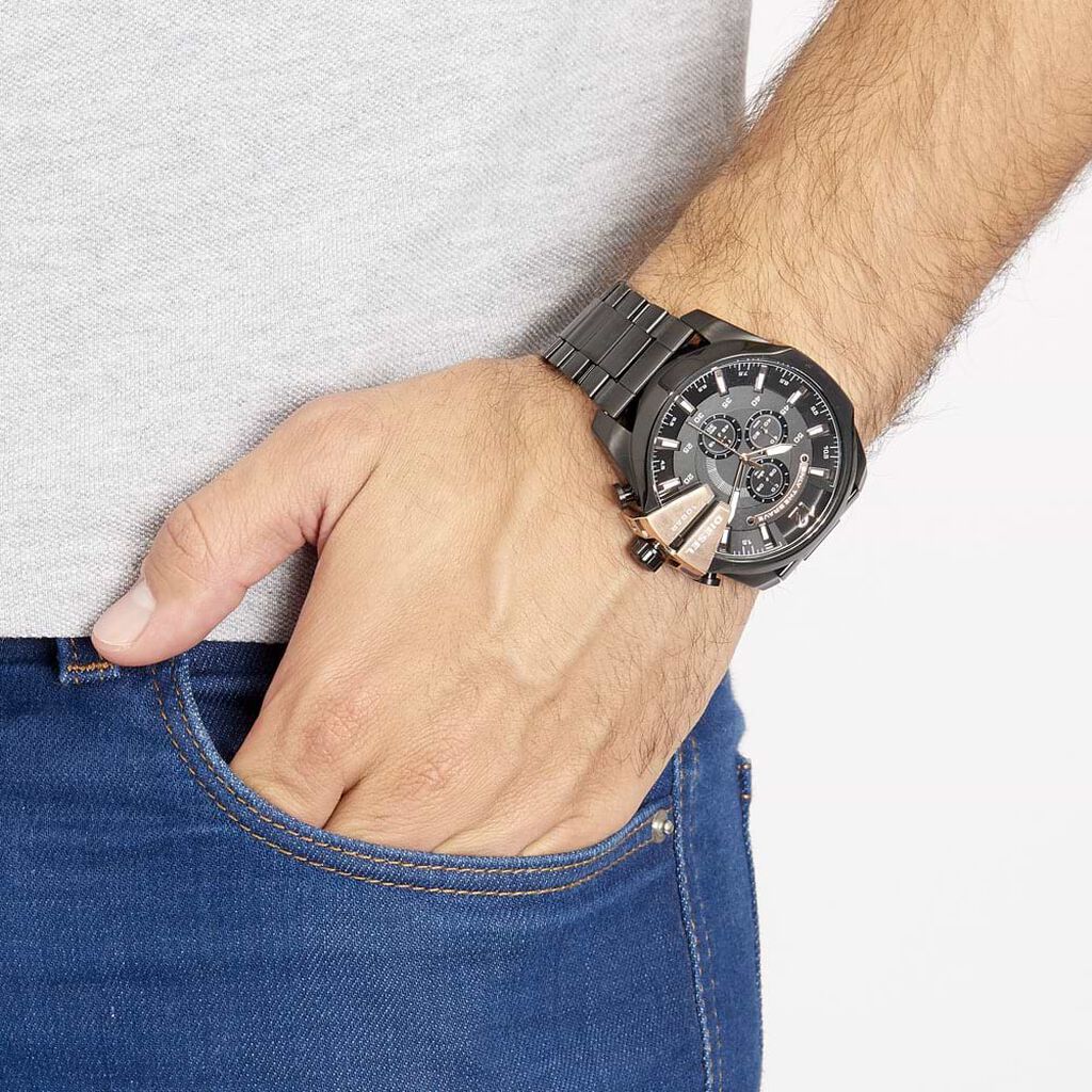 Orologio Al Quarzo Diesel Mega Chief Dz4309