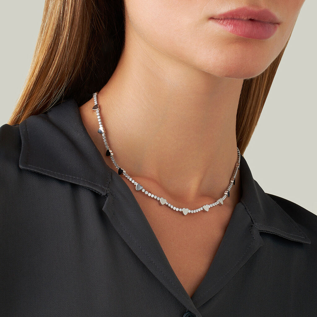 Collana Romantic Shine Ottone Cristallo - Collane Choker Donna | Stroili