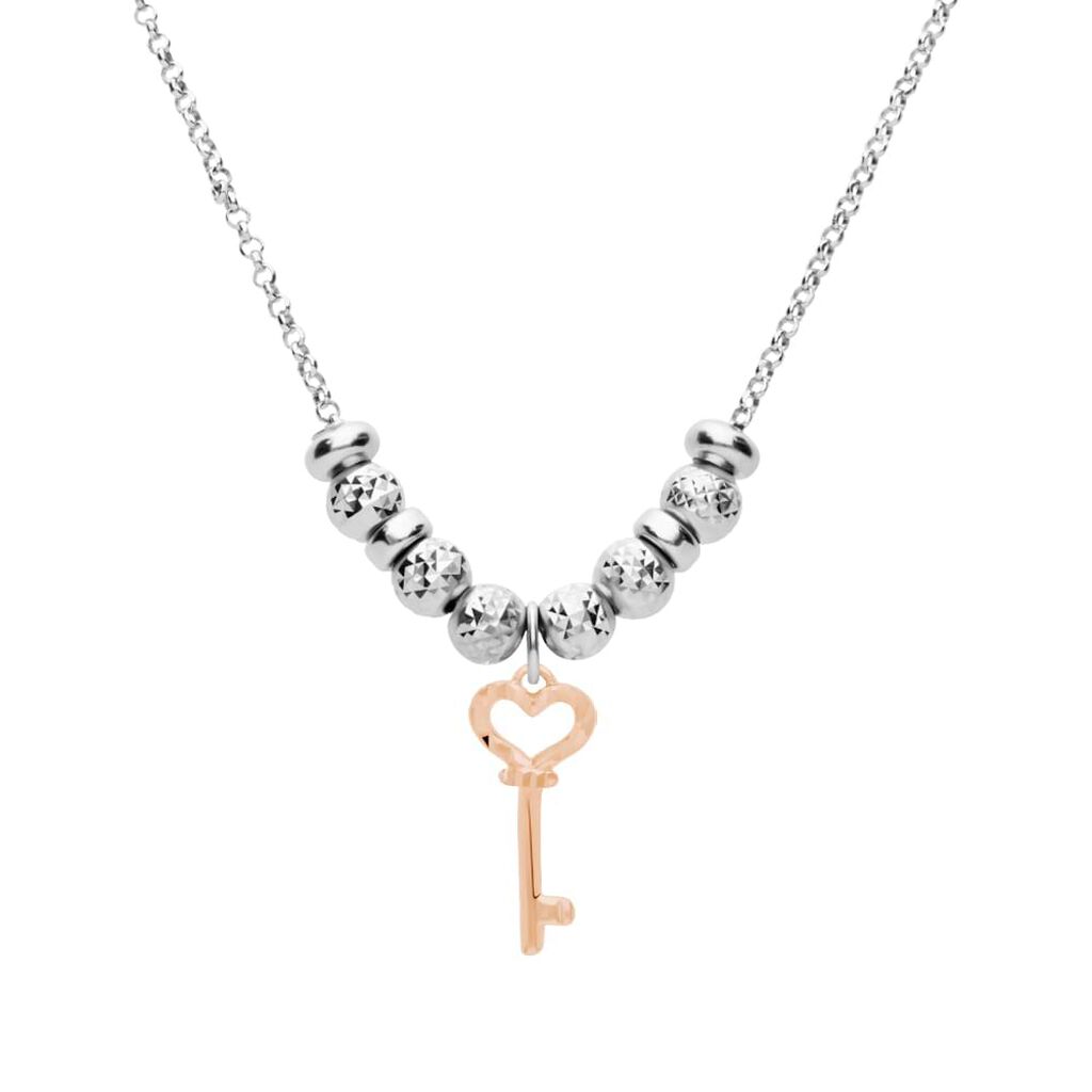 Pendente Love Beats Argento Rosa - Ciondoli Donna | Stroili