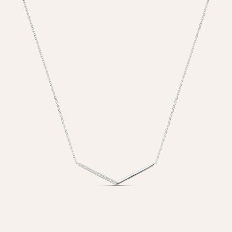 Collana Silver Elegance Argento Rodiato Cubic Zirconia - Collane Donna | Stroili