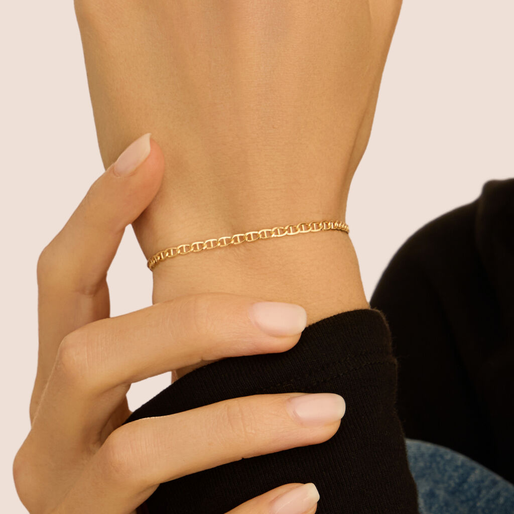 Bracciale Catena Colette Oro Giallo - Bracciali Unisex | Stroili