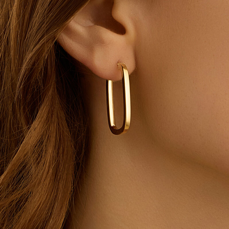 Orecchini A Cerchio Toujours Oro Giallo - Orecchini a Cerchio Donna | Stroili