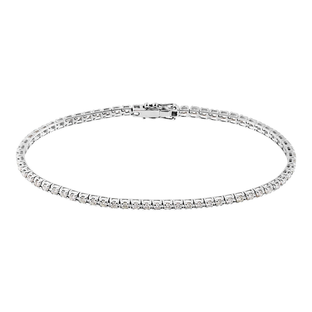 Bracciale Tennis Firmamenti Oro Bianco Diamante