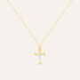Collana Cristo Holy Oro Bicolore Giallo / Bianco