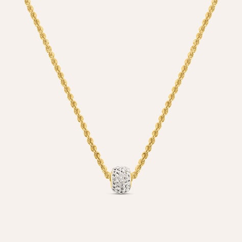 Collana Christelle Oro Giallo Cristallo - Collane Donna | Stroili