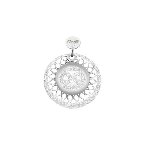 Charm in argento rodiato e glitter - Charms Donna | Stroili