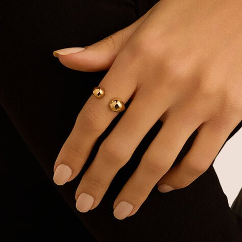 Anello Contrarie Radiance Acciaio Dorato - Anelli Donna | Stroili