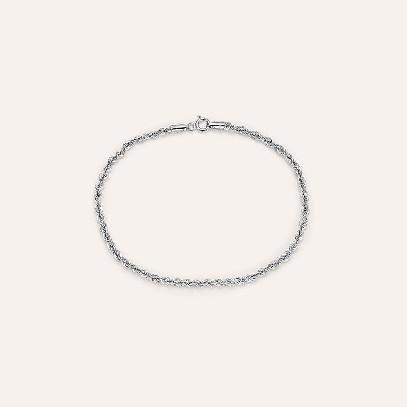 Bracciale Catena Colette Oro Bianco - Bracciali Donna | Stroili