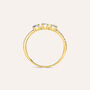Anello Trilogy Claire Oro Giallo Cubic Zirconia
