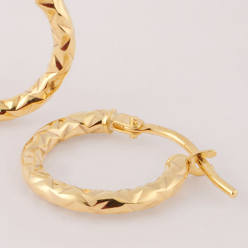 Orecchini A Cerchio Toujours Oro Giallo - Orecchini a Cerchio Donna | Stroili