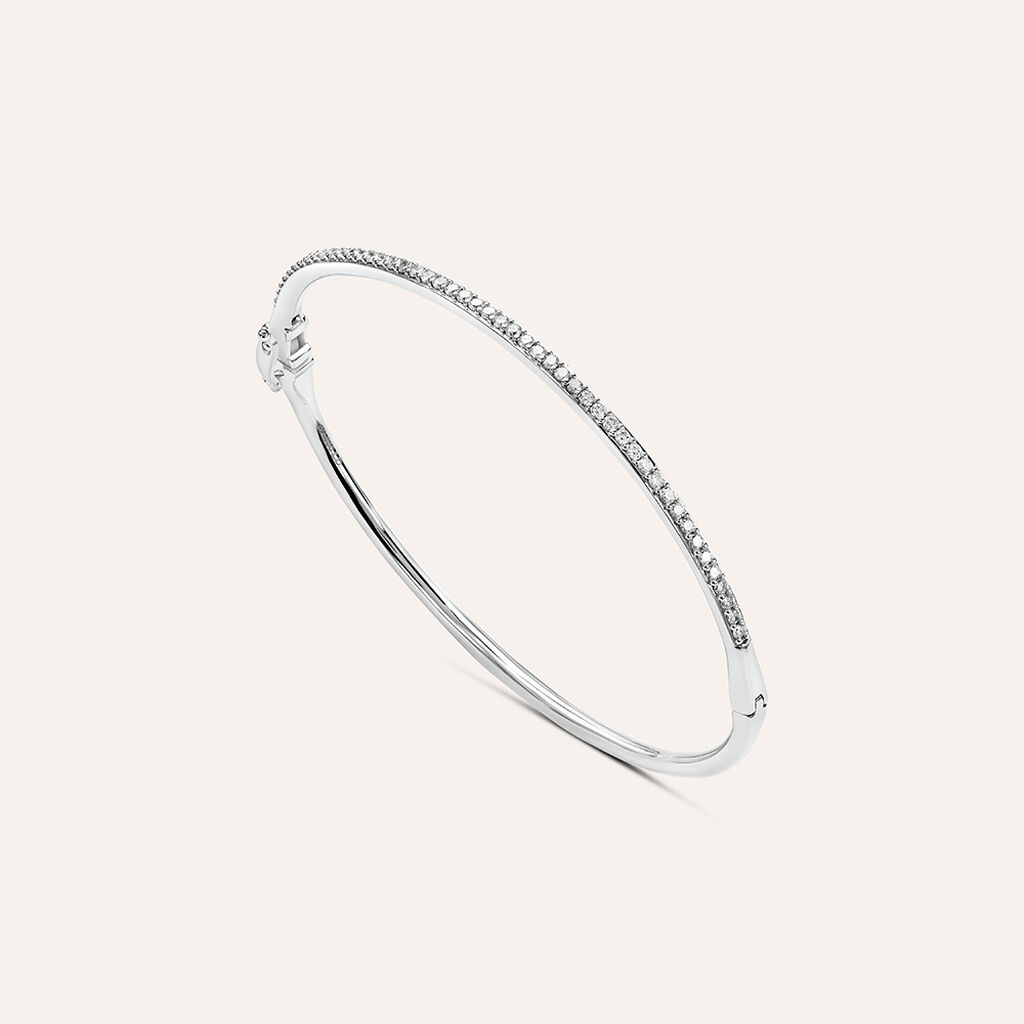 Bangle Diamade Oro Bianco Diamante