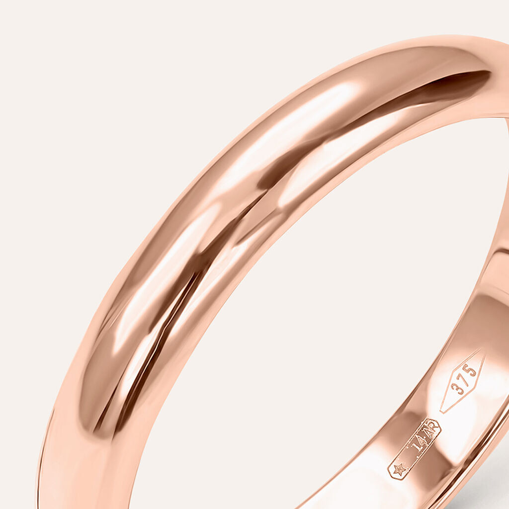 Fede Classica Leggera 3.2 mm Oro Rosa