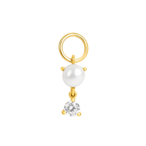 Charm Toujours Oro Giallo Perla D'Acqua Dolce Cubic Zirconia - Orecchini Componibili Donna | Stroili