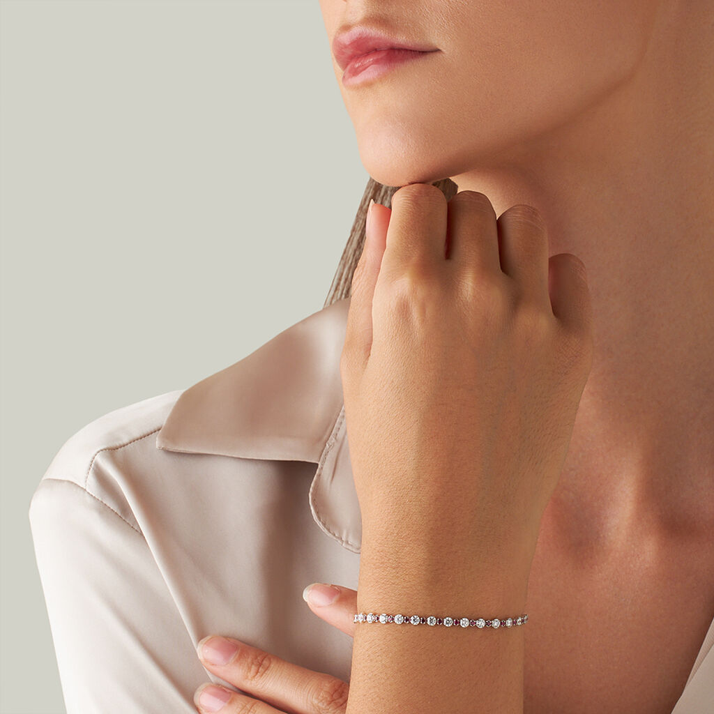 Bracciale Tennis Silver Elegance Argento Rodiato Cubic Zirconia - Bracciali Donna | Stroili