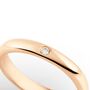 Fede Classica Leggera 3.2 mm Oro Rosa Diamante