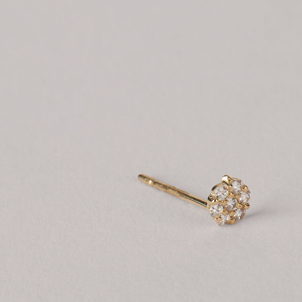 Orecchini Lobo Bon Ton Oro Giallo Cubic Zirconia - Orecchini a Lobo Donna | Stroili
