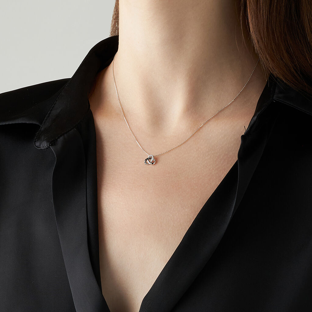 Collana Sophia Oro Bianco Diamante - Collane Donna | Stroili