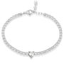 Bracciale Tennis Lady Chic Acciaio Cristallo
