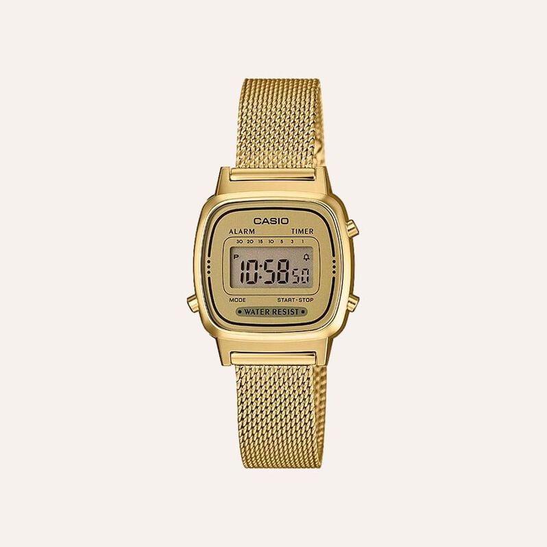 Orologio Al Quarzo Casio Vintage La670wemy-9ef (so Sett) - Orologi a Maglia Milanese Donna | Stroili