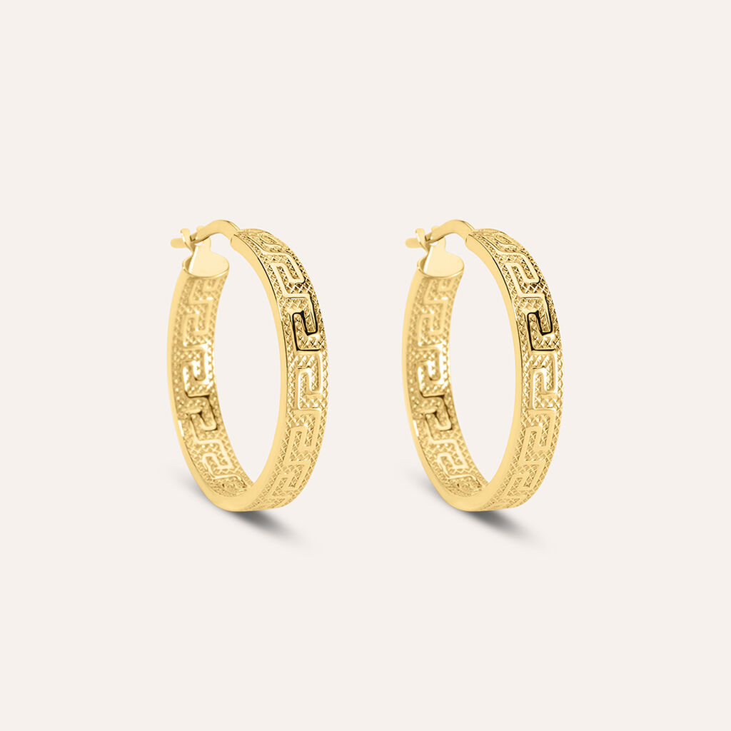 Orecchini A Cerchio Toujours Oro Giallo - Orecchini a Cerchio Donna | Stroili