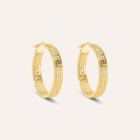Orecchini A Cerchio Toujours Oro Giallo - Orecchini a Cerchio Donna | Stroili