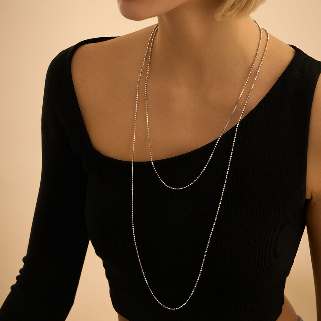 Catenina Silver Collection Argento Rodiato - Collane Catena Donna | Stroili