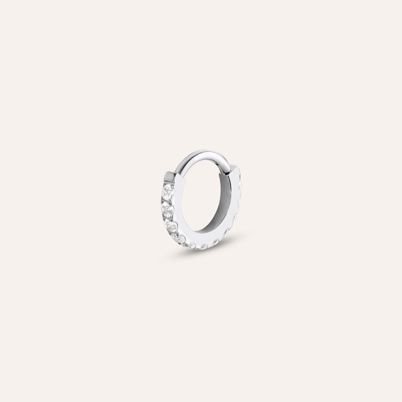 Piercing Orecchio Moonlight Titanio ASTM F316 Cubic Zirconia - Piercing Orecchio Unisex | Stroili