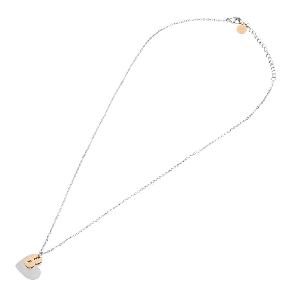 Collana Lady Chic Acciaio Bicolore Bianco / Rosa - Collane Donna | Stroili